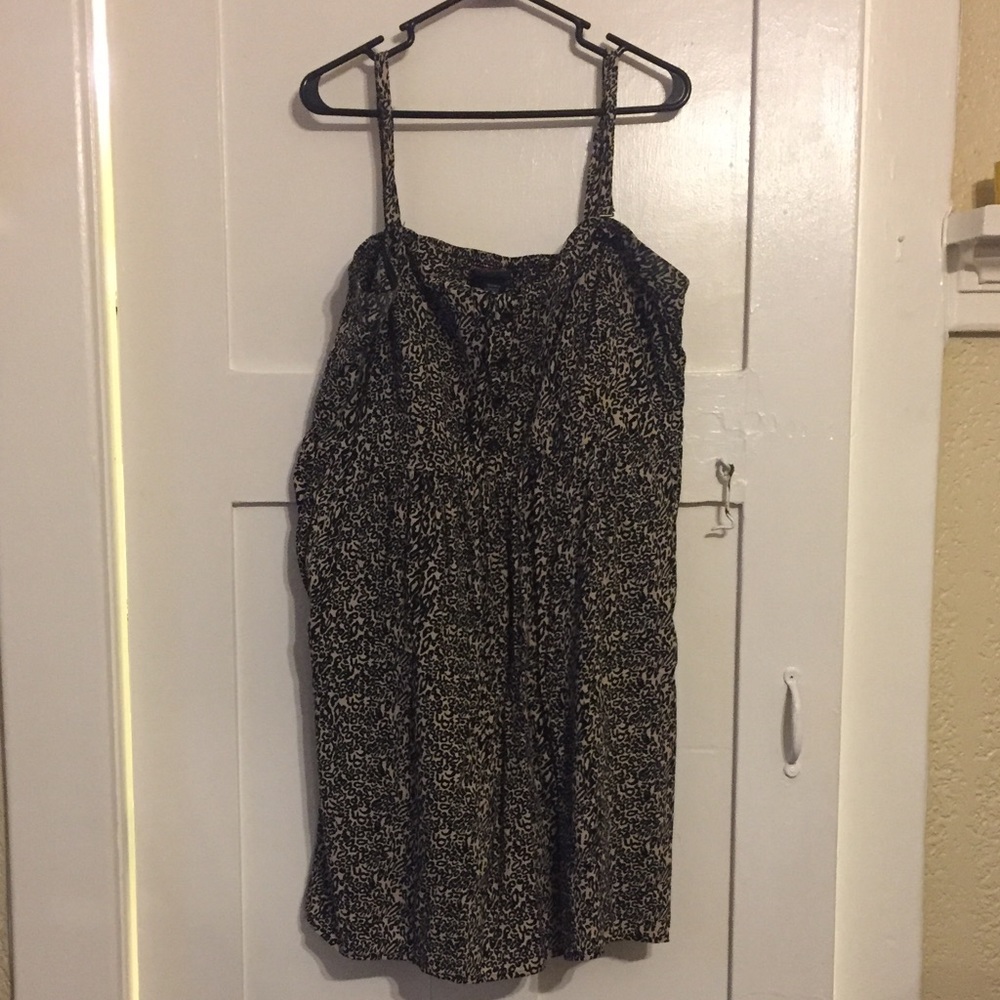 Torrid Leopard Print Dress - Size 4 - POCKETS!